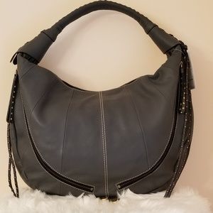 Oryany Jasmine Zip Hobo Leather Bag